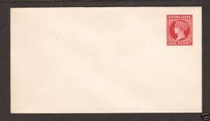 Sierra Leone H&G B1a mint 1898 1p dark carmine QV envelope, fresh, bright