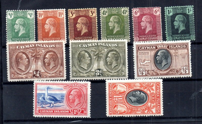 Cayman Islands KGV fine mint collection WS16679