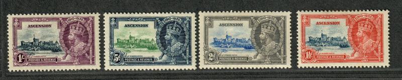 Ascension Sc#33-36 M/H/VF, Complete Set, Cv. $58.50