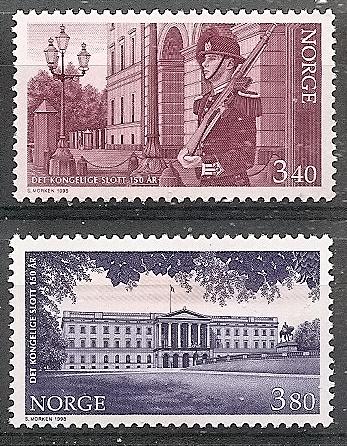 Norway 1206-7 MNH 1998 Royal Palace