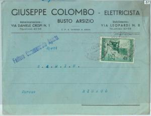 67259 - ITALY  - Postal History -  ADVERTISING COVER  -  MUSIC Rossini 1946