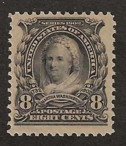 US Scott # 306 Mint NH OG F-VF