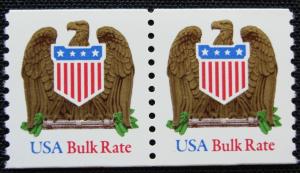 US #2604 MNH Coil Pair, Eagle & Sheild, SCV $.60 L3