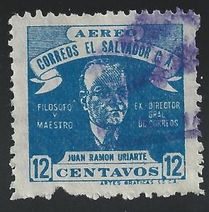 El Salvador #C97 12c Juan Ramon Uriarte