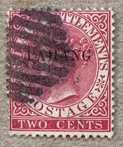 Pahang 1889 2c bright rose, used.  Scott 4, CV $15.00.  SG 4a