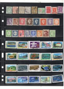 FRANCE COLLECTION ON STOCK SHEET MINT/USED