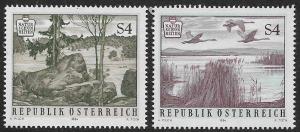 Austria - # 1283-1284 - Nature Protection - set - MNH