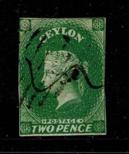 Ceylon SG# 3a, Used - S3100