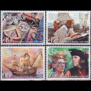 GIBRALTAR 2006 - Scott# 1056-9 Columbus Set of 4 NH