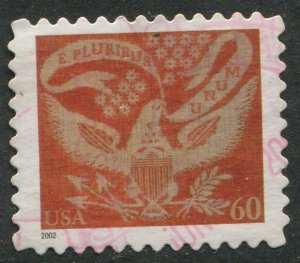 3646 60¢ Coverlet Eagle Used VF