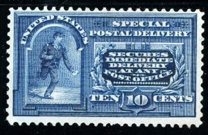 USAstamps Unused VF US 1895 Special Delivery Scott E5 NG SCV $210