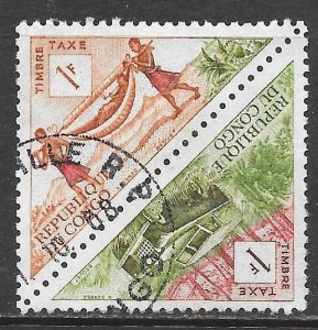 Congo J35a: 50c Litter, Land Rover, CTO, F-VF