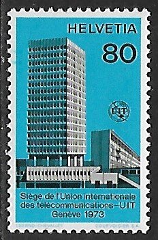 Switzerland # 10O10 - I.T.U. Headquarters - MNH.....{X}