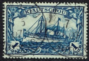 KIAOCHOW 1905 YACHT $1 NO WMK USED  