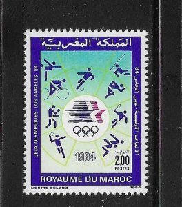 Morocco 1984 Summer Olympics Sc 584 MNH A2426