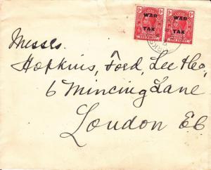 1918, Turks Island to London, England, See Remark  (22228)