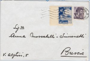 47552 - ITALY - POSTAL HISTORY - POSTER STAMP used as STAMP on cover 1965 DANTE-