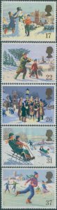 Great Britain 1990 SG1526-1530 QEII Christmas set MNH