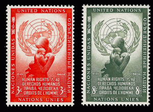 United Nations NY 1954 Sc 29-30 MNH vf