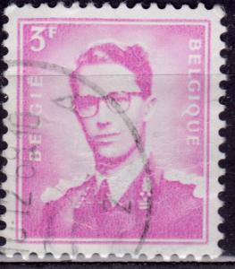 Belgium, 1958, King Baudouin, 3fr, sc#455, used