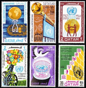 Qatar Stamps # 226-31 MNH VF