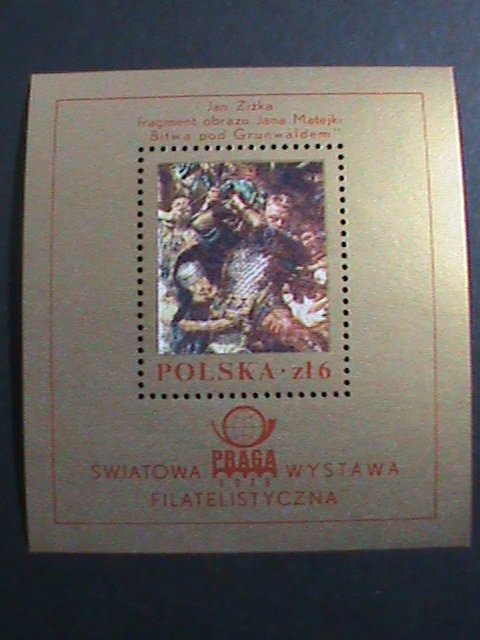 POLAND-1978 -SC# 2282 BATTLE OF GRUNWALD-PRAGA'78 STAMPS SHOW-MNH-S/S VF