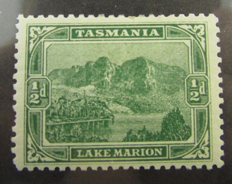 1902 Tasmania Australia SC #94 LAKE MARION  MH stamp 