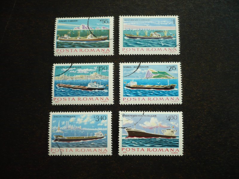 Stamps - Romania - Scott# 2856-2861 - CTO Set of 6 Stamps