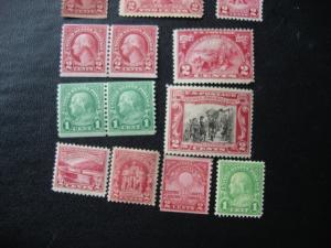 1920's 20 DIFFERENT STAMPS.UNUSED 