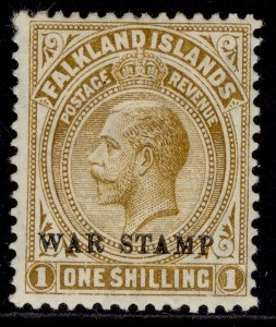 FALKLAND ISLANDS GV SG72, 1s light bistre-brown, M MINT. Cat £55.