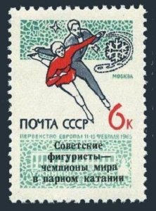 Russia 3017.MNH.Michel 3034. Figure Skating,Soviet Victory WC.1965.