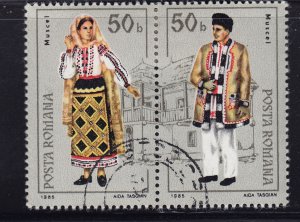 Romania 3315a Women's & Men's Romanian Costumes 1985