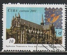 2001 Cuba - Sc 4146 - used VF - 1 single - Belgica 2001