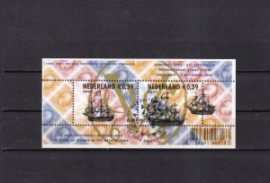 SA28b Netherlands 2002 Amphilex Stamp Exhibition 2002 used minisheet