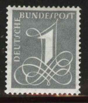 Germany Scott 737 MH* 1955 stamp 