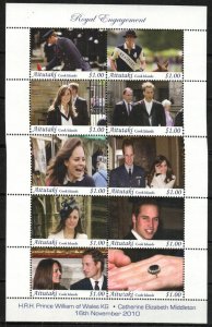 Aitutaki Stamp 564  - Prince William Royal Engagement