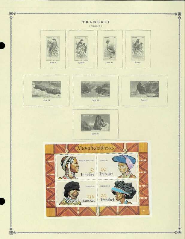 South Africa 1910-1993  M & U (mostly) Hibged on Scott International Pages