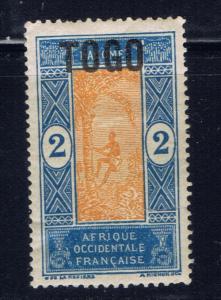 Togo 194 heavy hinge 1921 issue