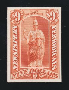 US PR74P4 Newspaper Periodical Proof on Card XF NH SCV $15