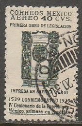 MEXICO C98, 40¢ 400th Anniv 1st Printing Press in America Used. VF. (1518)