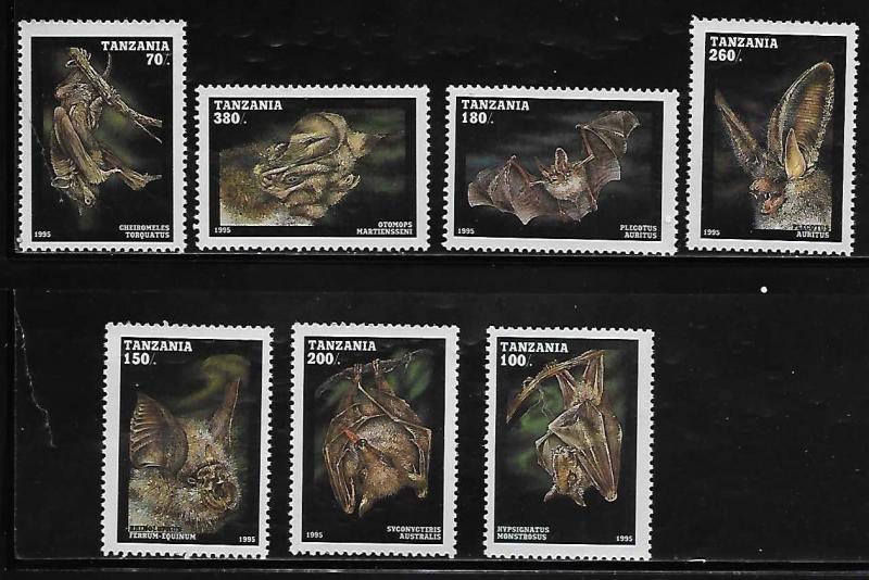 Tanzania 1396-1402 Bats Mint NH