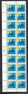 #3258 MNH Plate Block & Copy Block of 20.