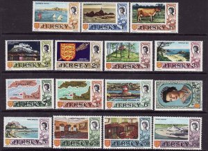 Jersey-Sc#34-48- id6-unused NH definitive set-1970-5-