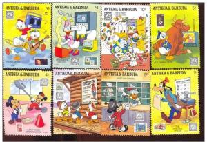 ANTIGUA BARBUDA 8 SETS DISNEY