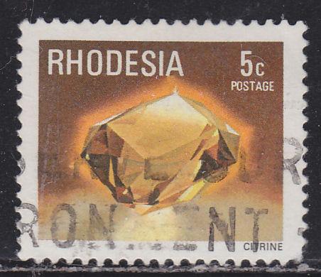 Rhodesia 296 Citrine 1970