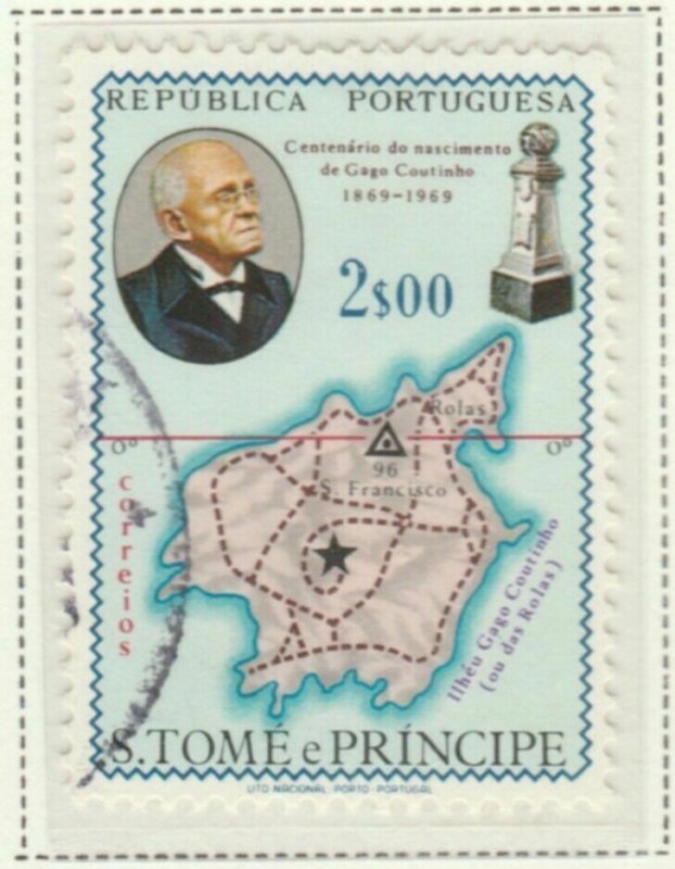 Portugal ST. THOMAS AND PRINCE ISLANDS 1969 2$50 Used A6P25F97