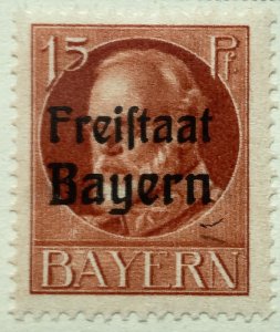 AlexStamps BAVARIA #197 VF Mint 