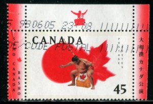 1724 Canada 45c Sumo Canada Basho, used