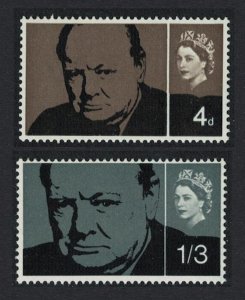 Great Britain Churchill Commemoration 2v 1965 MNH SG#661-662