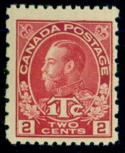 CANADA #MR5, 2¢ + 1¢, perf 12x98, og, NH, F/VF, Scott $140.00